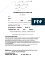 Mile Run Reg Form