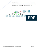 8.1.1.8 Packet Tracer - Troubleshooting Challenge - Documenting The Network Instructions