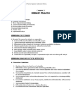 Workbook On Decision Analysis