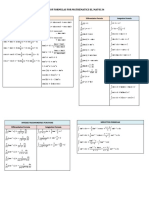 List of Formulas For Mathematics CFS IIUM