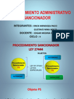 Procedimiento Sancionador N 27