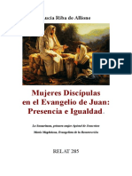 Mujeres Discípulas en El Evangelio de Juan