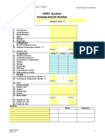 Package Units Checklist