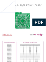 Empty 100-Pin TQFP PT MCU CARD 1