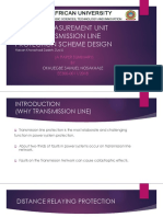 Presentation On PMU Based Transmission Line Protection Scheme (A Paper Summary)