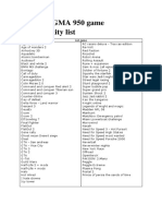 The Intel GMA 950 Game Compatibility List