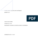 Course No: Mme 340 Course Name: Communication Techniques Report No: 01