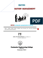 2017 Information Management Unit 3 DBMS 