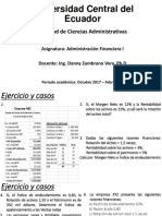 Ejercicios Prácticos - Análisis Financiero