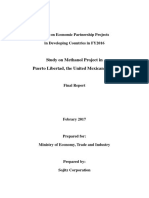 Study On Methanol Project in Puerto Libertad, The United Mexican States