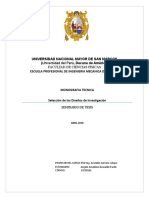 Fase Vi - Selección de Los Diseños de Investigación