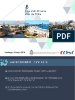 Índice de Calidad de Vida Urbana (ICVU), CCHC 2018