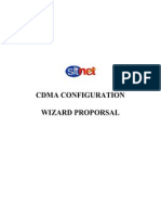 Cdma Configuration Wizard Proporsal