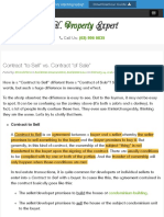 Contract "To Sell" vs. Contract "Of Sale"