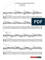 Obsessive Progressive: Open-String Chords: by Levi Clay