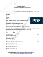 Test-2-10 Science Chemical Reactions and Equations Test 02