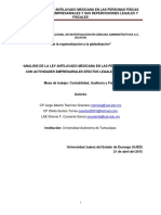 Analisis de La Ley Antilavado Mexicana en Las Personas Fisicas Con Actividades Empresariales Efectos