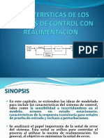 Carácteristicas de Los Sistemas de Control Con Realimentacion