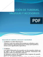 Selección de Tuberias, Valvulas y Accesorios