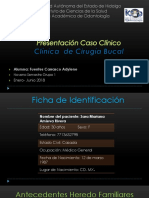 Caso Clínico Mariana Od 38 y 48