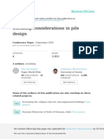 Buckling Consideration in Pile Design ISFOG 2005