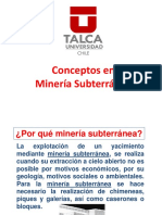 01-Conceptos en Minería Subterránea