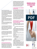 Triptico Primeros Auxilios PDF