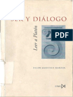 Martinez Marzoa F. - Ser y Dialogo - Leer A Platon PDF