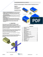 Payload Specification For CubeSat's