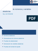 Generación de Números y Variables Aleatorias