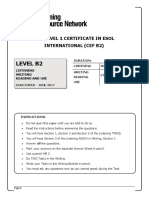 LRN Level 1 Certificate in Esol International (Cef b2)