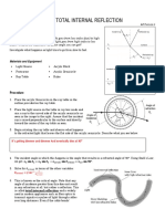 Lab 12 - Total Internal Reflection