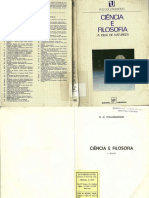 Ciência e Filosofia A Ideia de Natureza PDF