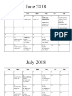 2018-19 Cheer Calendar