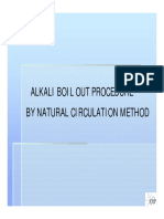 Alkali Boil Out Procedure by Natural Circulation Method