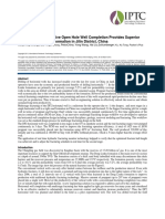 IPTC 16616 A Case Study: Innovative Open Hole Well Completion Provides Superior Results in Tight Gas Formation in Jilin District, China