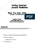 Monitoring Internet Background Radiation: What The Hack 2005