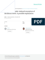 Calcium Hydroxide Induced Resorption of Deciduous Teeth A Possible Explanation