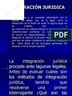 La Integracion Juridica