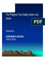 Philippines Food Safety System 