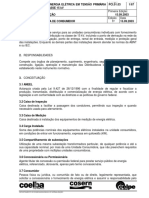 Coelba FORNECIMENTO DE ENERGIA ELÉTRICA EM TENSÃO PRIMÁRIA DE DISTRIBUIÇÃO CLASSE 15 KV