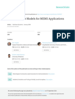 Reduced-Order Models For MEMS Applications