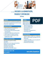 Programa Excel Aplicado A La Administracion y Finanzas PDF 195 KB