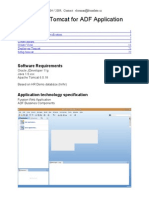 How To Use Tomcat For ADF Application: Software Requirements