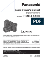 DMC-LX100: Basic Owner's Manual