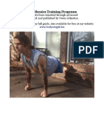 Calisthenics Training Programs PDF