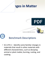 Changes in Matter: Department of Mathematics and Science