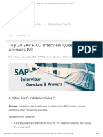 Top 20 SAP FICO Interview Questions and Answers PDF - SVR