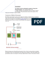 Ballistic Galvanometer