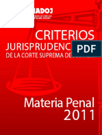 Jurisprudencia de La Cámara Penal 2011